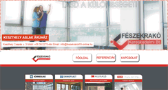 Desktop Screenshot of feszekrako.com