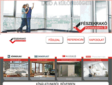 Tablet Screenshot of feszekrako.com